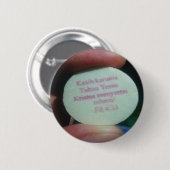 Gebedsverzen in de Bijbel Ronde Button 5,7 Cm (Voorkant /achterkant)