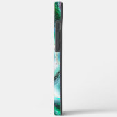 Gebeeldhouwde ruwe digitale watervallen en regenwo Case-Mate iPhone case (Achterkant / Links)