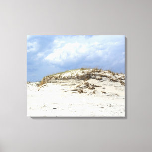 Gebeeldhouwde Zandduin - Island Beach State Park - Canvas Afdruk