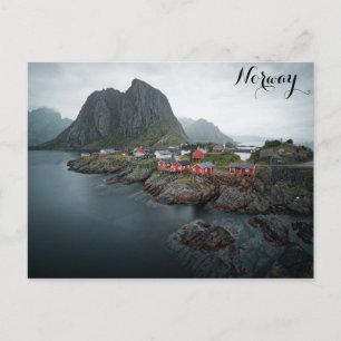 Gebergte in de Lofoten-eilanden Briefkaart