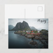 Gebergte in de Lofoten-eilanden Briefkaart (Voorkant / Achterkant)