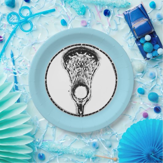 Gebeurtenis bij Lacrosse Party Papieren Bordje (Feest)