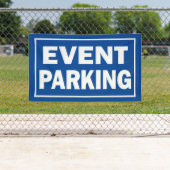 Gebeurtenis die blauw of om het even welke achterg spandoek (Insitu)