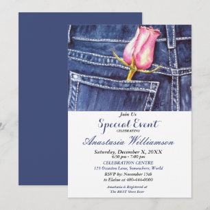 GEBEURTENIS NACHT UIT PARTIJ INVITE KAART