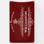 Gebeurtenis over familie reünie Elegant Tree Spandoek (Verticaal)