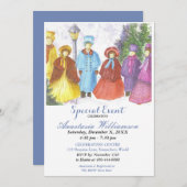 GEBEURTENIS VAN DE OPEN HUISPARTIJ INVITE KAART (Voorkant / Achterkant)