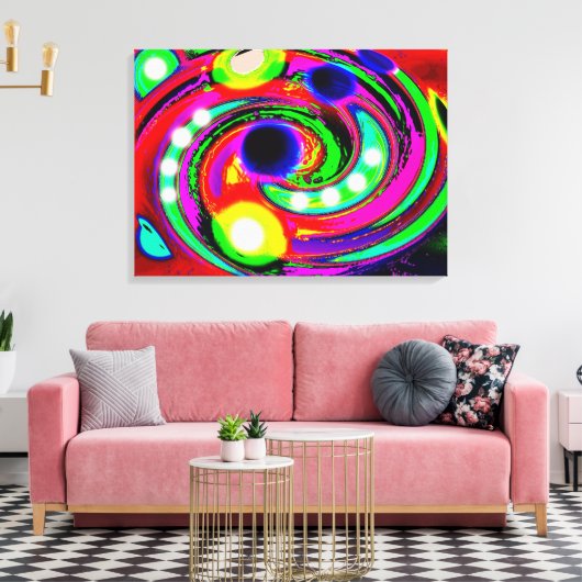 Gebeurtenishorizonart Canvas Afdruk (Insitu (Woonkamer))