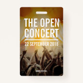 Gebeurtenismedewerkers Badge (Achterkant)