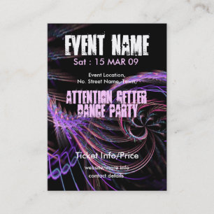 GEBEURTENISPARTIJ miniFLYER #007 Visitekaartje