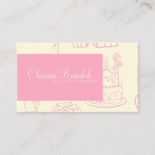 Gebeurtenisplanner Visitekaartje (Voorkant)