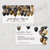 Gebeurtenisplanner voor onvoorziene gebeurtenissen visitekaartje (Voorkant / Achterkant)