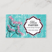 Gebeurtenisstijl en ontwerp visitekaartje (Voorkant)