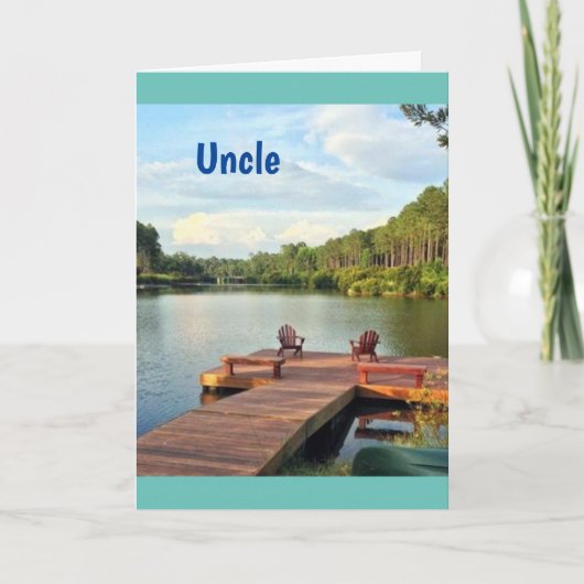 **"GEBEURTENISTISCHE WAARDE** UNCLE KAART (Voorkant)