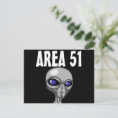 Gebied 51, Alien-Briefkaarten Briefkaart (Staand voorkant)