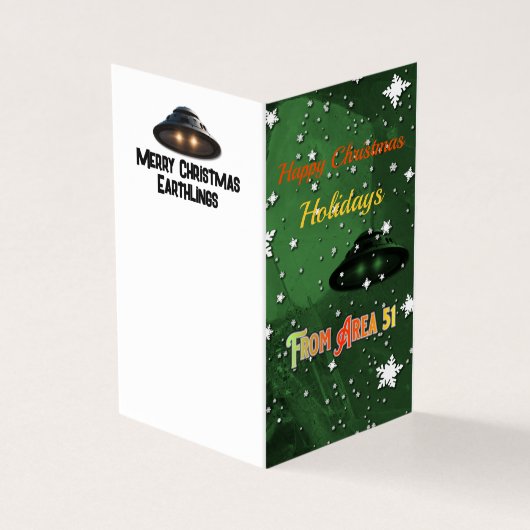 Gebied 51 Kerstgroet Kaart (Buitenkant)