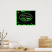 Gebied 51 poster (Keuken)