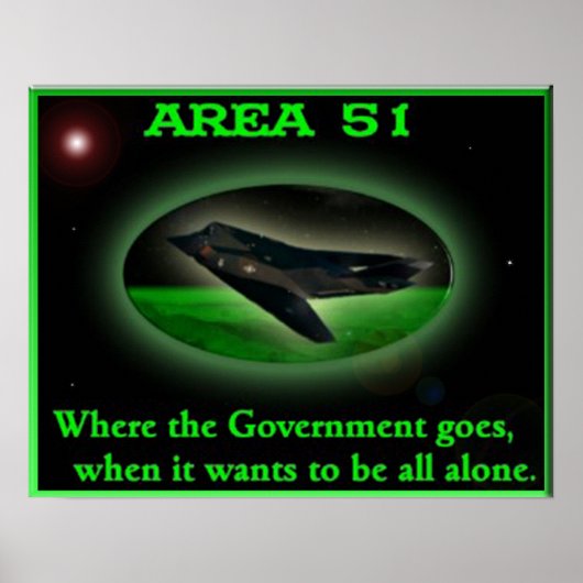 Gebied 51 poster (Voorkant)