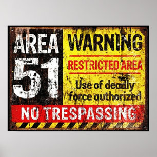 GEBIED 51 POSTER