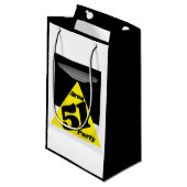 Gebied 51 UFO, geboortedag Klein Cadeauzakje (Voorkant Gekanteld)