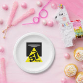 Gebied 51 UFO, geboortedag Papieren Bordje