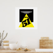 Gebied 51, UFO Poster (Keuken)