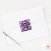 Gebied-51 Vierkante Sticker (Envelop)