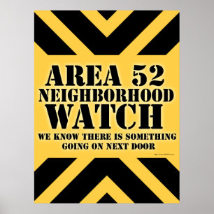 Gebied 52 Volwassenenwacht Poster