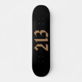 Gebied Code 213 (Los Angeles) Skateboard (Voorkant)