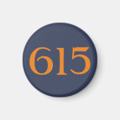 Gebied Code 615 (Nashville) Magneet (Voorkant)