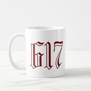 Gebied Code 617 (Boston) Koffiemok