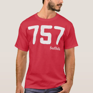 Gebied Code 757 Suffolk Virginia1 T-shirt
