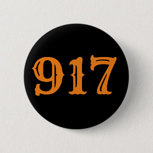 Gebied Code 917 (New York City) Button