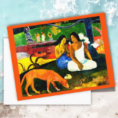 Gebied door Paul Gauguin Briefkaart