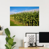 gebied en lucht poster (Thuiskantoor)