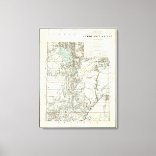 Gebied Utah 2 Canvas Afdruk