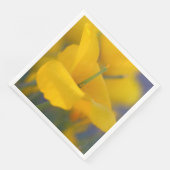 Gebied van bloeiende papaver servetten (Hoek)