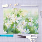 Gebied van Bloemen-Jasmijn (B) Waterverf Tissuepapier (Craft)