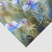 Gebied van Bloemen-Nigella (A) Waterverf Tissuepapier (Detail)