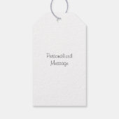 Gebied van de Gele Blauwe Bloemen Cadeaulabel (Achterkant)