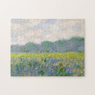 Gebied van de gele Iros Monet Fine Art Legpuzzel