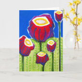 "Gebied van Funky Bloemen " Kaart (Gele Bloem)