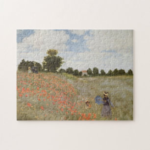 Gebied van Papavers Claude Monet Legpuzzel