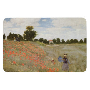 Gebied van Papavers Claude Monet Magneet
