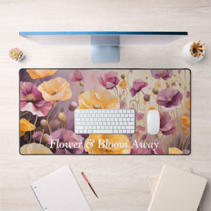 Gebied van Poppies Serene en Vibrant Bureaumat