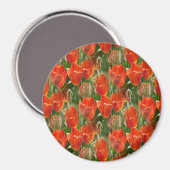 Gebied van Tulpen.... Magneet (Voorkant / Achterkant)