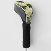 Gebied van witte tulpen Foto Golfheadcover (Schuin)