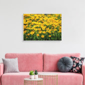 Gebied van zwarte oogophanging canvas afdruk (Insitu (Woonkamer))
