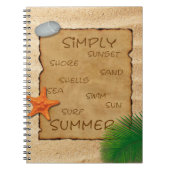 Gebied Zand Achtergrond - Notitieboek (Voorkant)