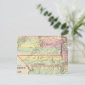 Gebieden van New Mexico en Utah Briefkaart (Staand voorkant)