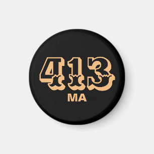 Gebiedscode 413 magneet